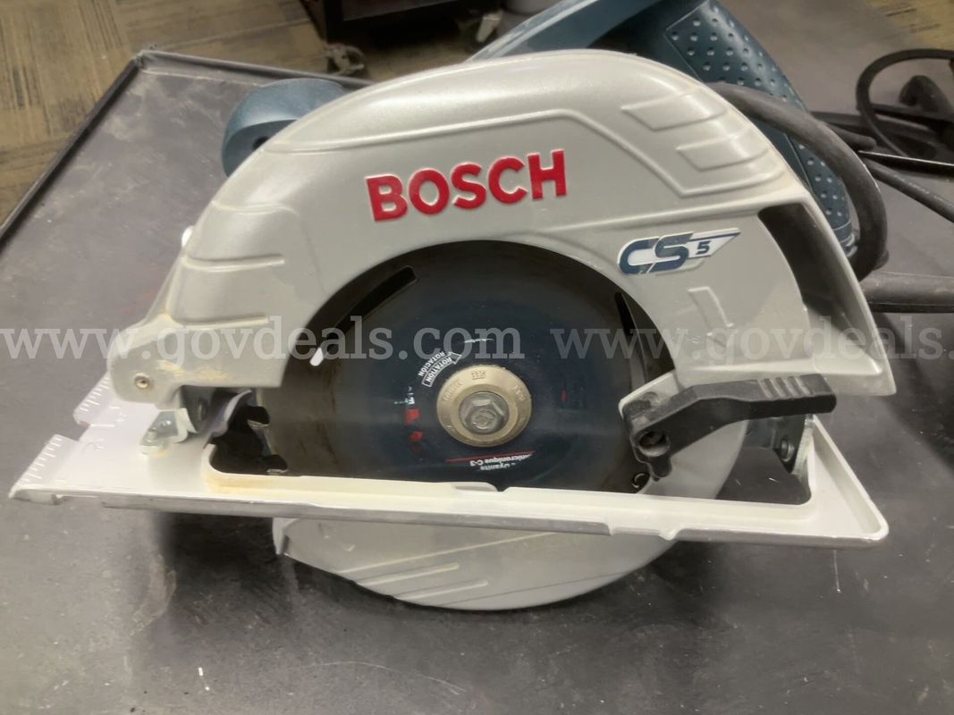 Bosch CS5 7-1/4" Corded Circular Saw – 15 Amp, Left-Blade Design
