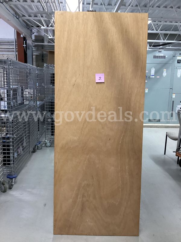 Surplus 32x80 Flush Wood Grain Interior Door Slab - As-Is