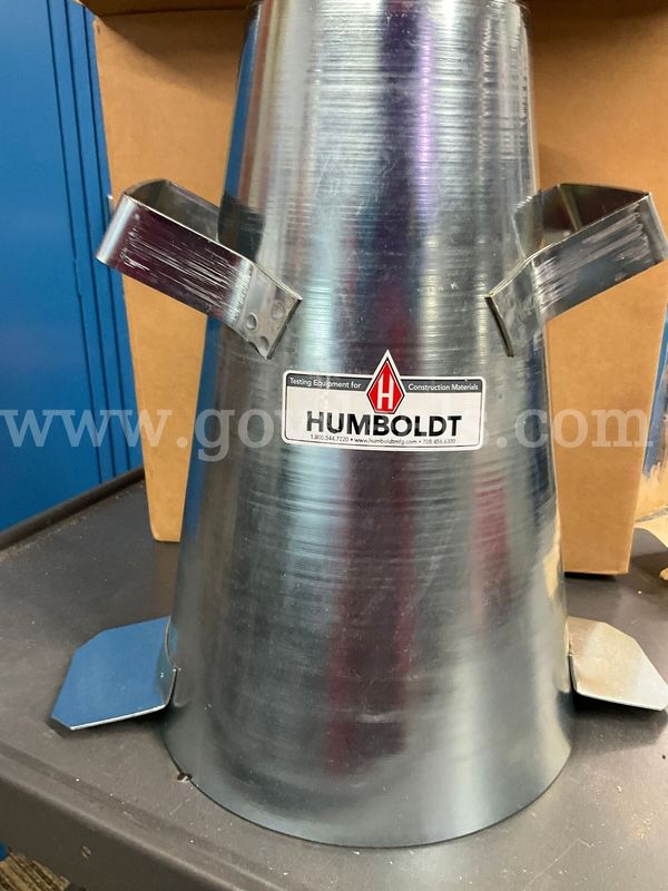 Humboldt H-3640 Steel Concrete Slump Test Cone – Excellent Condition