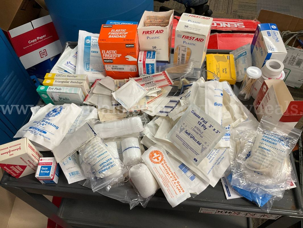 Huge First Aid Supply Refill Lot – Bandages, Sterile Gauze Pads, Rolls & Dressings