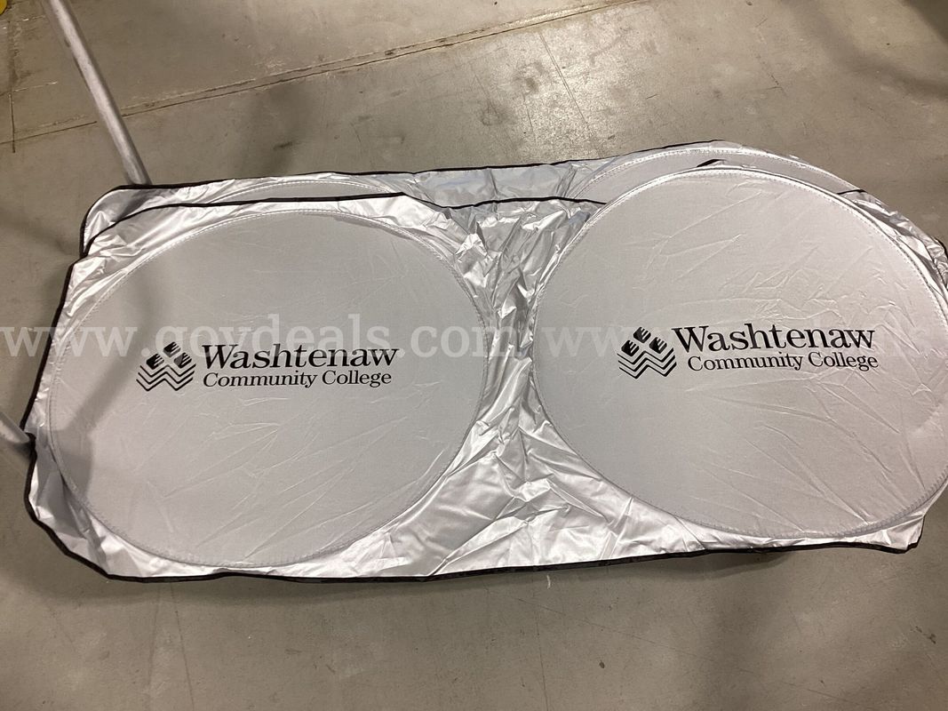 Lot of 2 Folding Car Windshield Sunshades – Washtenaw Community College Branded