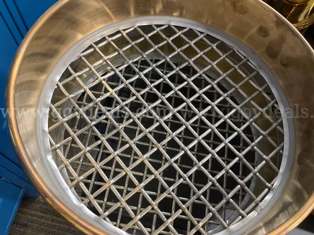 Advantech ASTM E11 Brass Test Sieve Set w/ Pans – 8" Diameter Lab Soil Aggregate Mesh