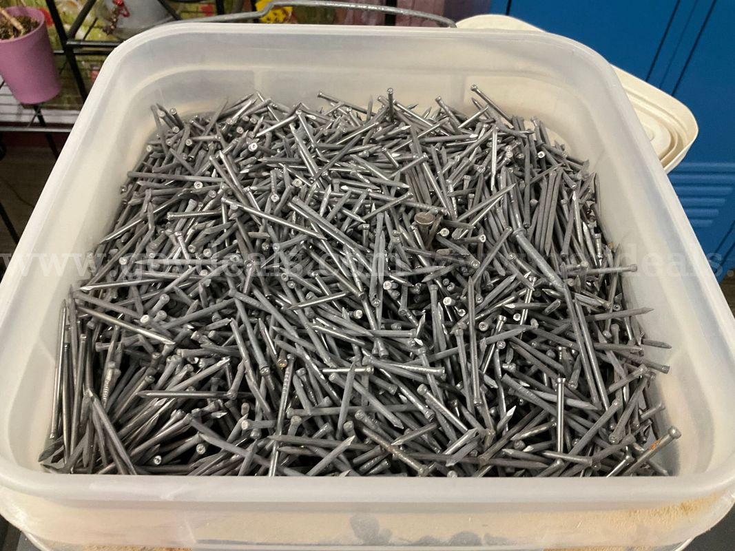 Bulk Tub of 1-1/2" Finish Nails (Approx. 20+ lbs)