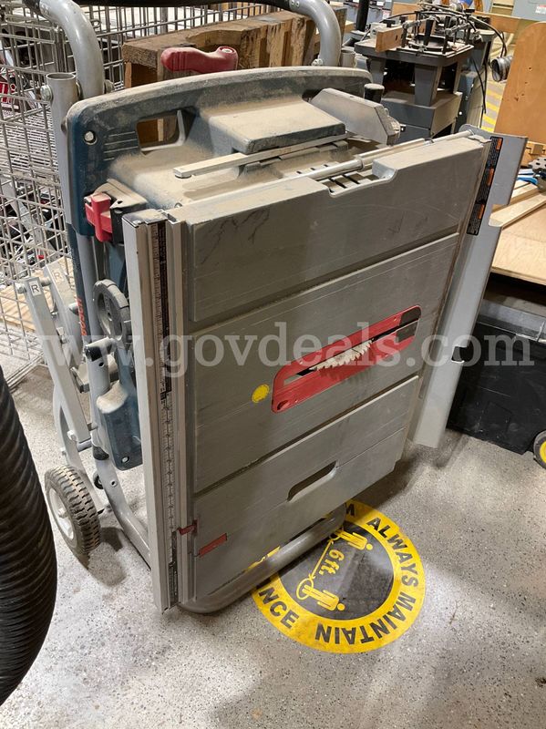 Bosch 4100 10" Jobsite Table Saw w/ TS3000 Gravity-Rise Wheeled Stand