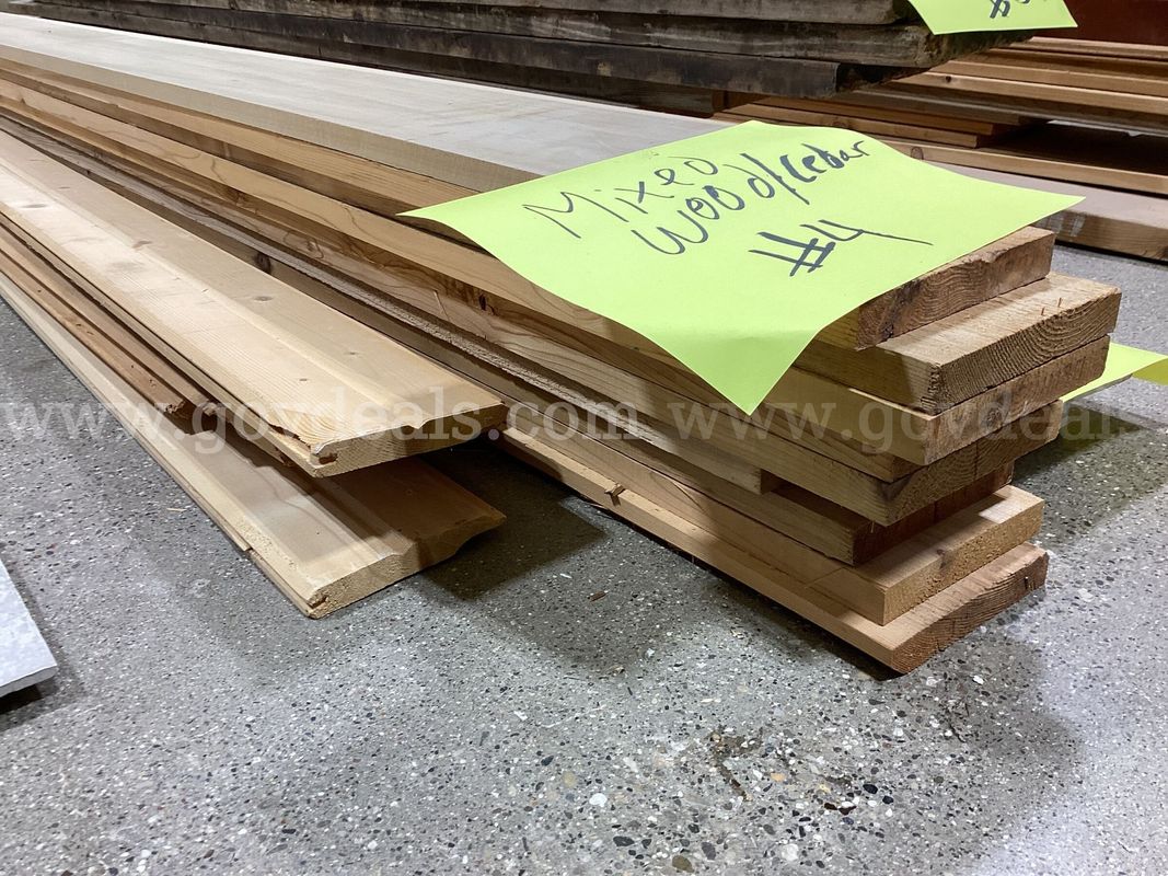 Bundle of Mixed Wood Trim & Cedar Boards (#4)