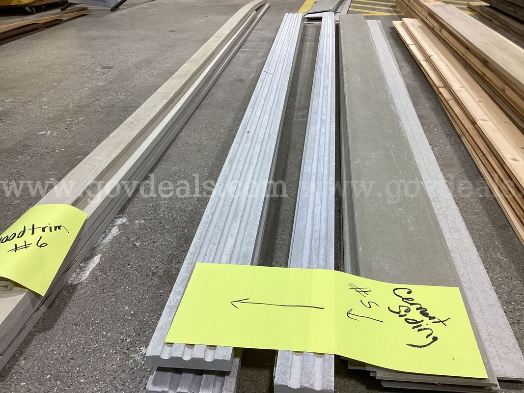 Fiber Cement Siding & Decorative Cement Trim Boards Lot