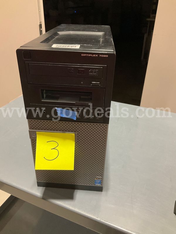 Dell OptiPlex 7020 Tower Desktop PC (Intel Core i3) 32GB Ram – No Hard Drive / No OS