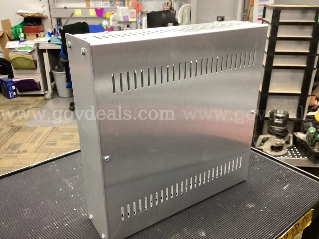 Aluminum Project Box Enclosure Ventilated Chassis Case – 12" x 12" x 3"