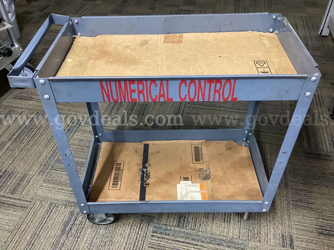 Heavy-Duty 2-Shelf Industrial Steel Utility Cart – 34" x 17" x 32"