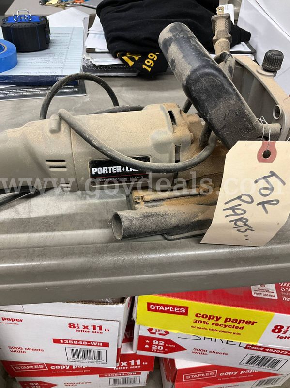Porter-Cable Model 557 Type 2 Plate Joiner (120V) – For Parts or Repair