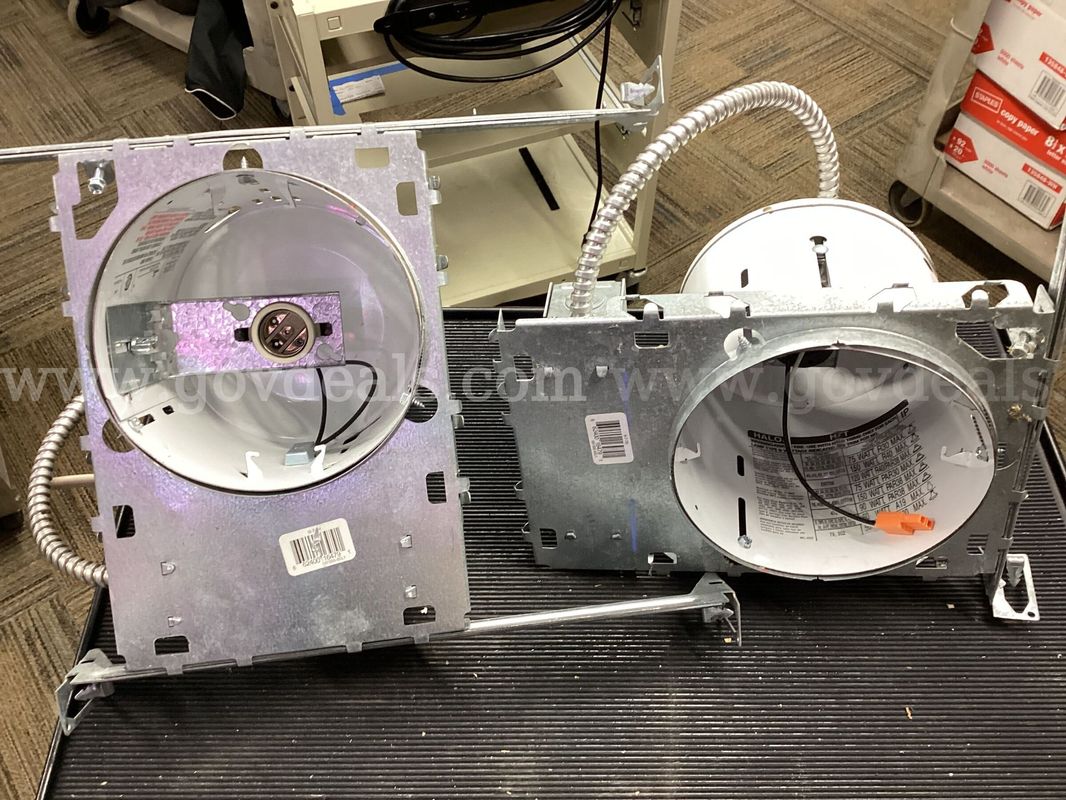 Lot of 6 Halo H7T 6" Recessed Can Light Housings - Non-IC New Construction