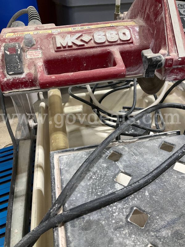 MK-660 7" Commercial Tile & Stoneware Wet Tile Saw