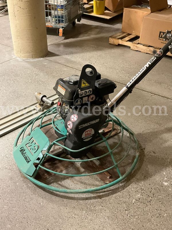 Multiquip Whiteman 36" Walk-Behind Concrete Power Trowel (Honda GX160 Engine)