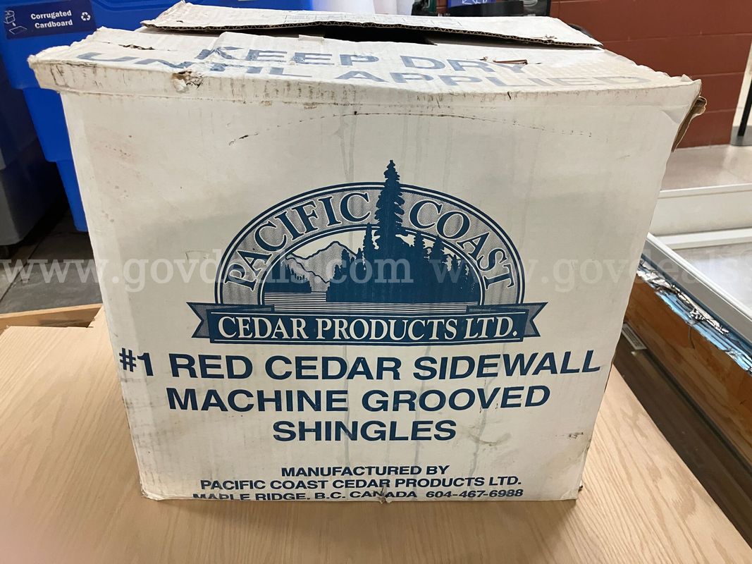 Red Cedar Sidewall Shingles - Certigroove Machine Grooved, Must be picked up by September 8th