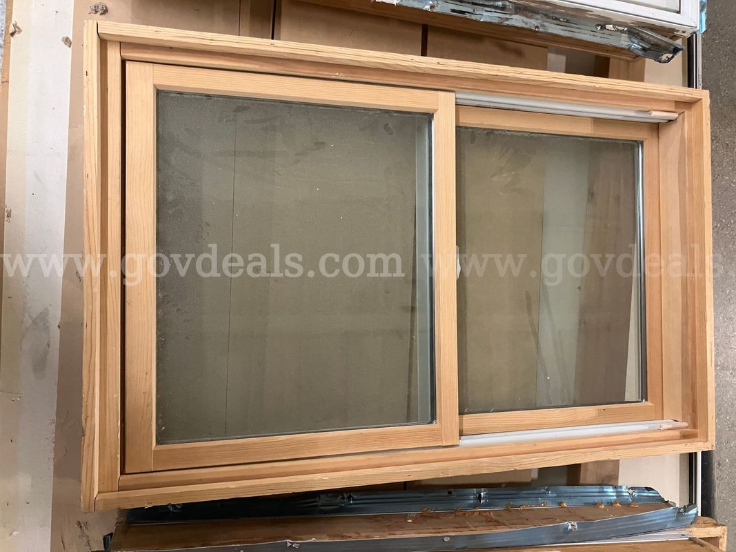 New Pella Wood Window – White Exterior Clad / Natural Pine Interior 23.5"x37.5" Must be picked up September 8th