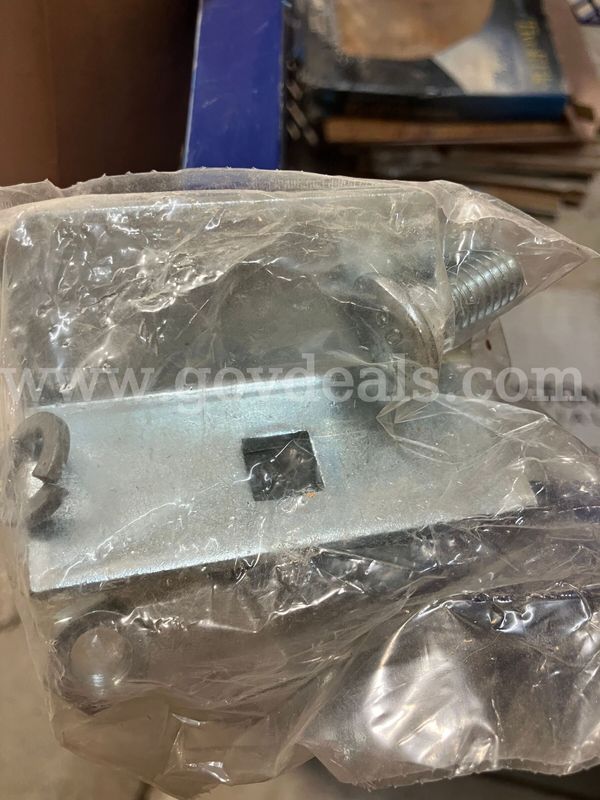 Lot of Heavy-Duty Galvanized Steel Corner Brackets w/ Bolts, Lock Washers & Nuts (Individually Wrapped)