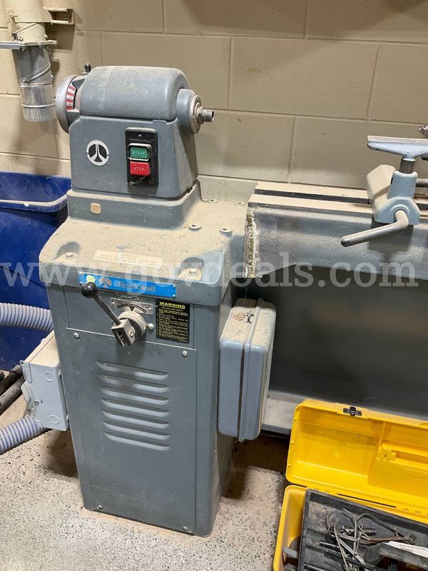Vintage Rockwell / Delta Variable Speed Heavy-Duty Wood Lathe Package w/ Tooling & Turning Chisels