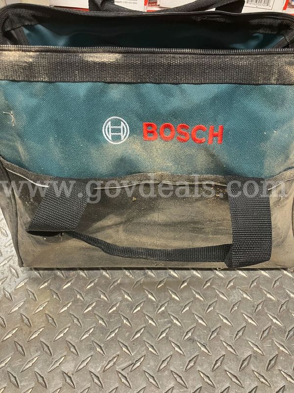 Bosch Blue Canvas Soft Tool Bag / Carrying Case (Part # 2610023279)