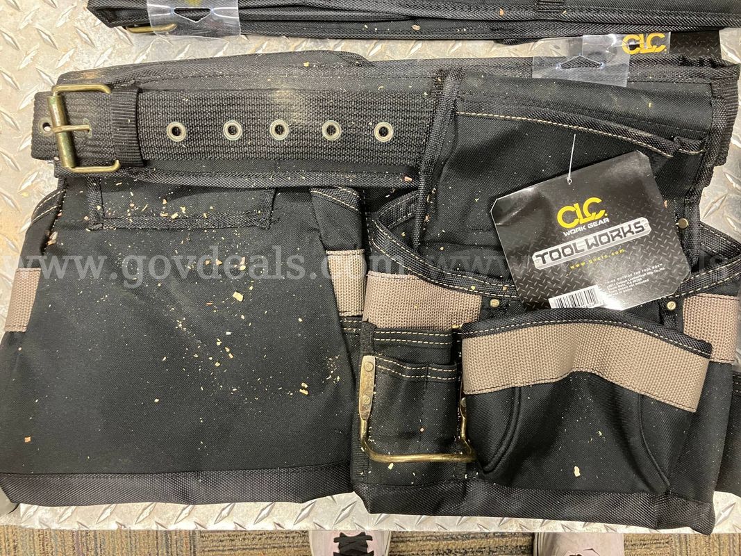 (2) CLC Work Gear Tool Belt Combo Apron Heavy Duty Padded Poly Webbing – New with Tags