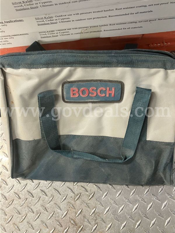 Bosch Canvas Tool Bag / Soft Tool Storage Case – Medium Blue/White