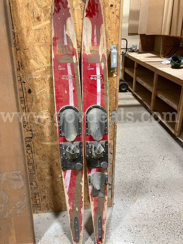 wooden water skis Chrysler "Ash Lapstrake" Mike Suyderhoud World Champion edition