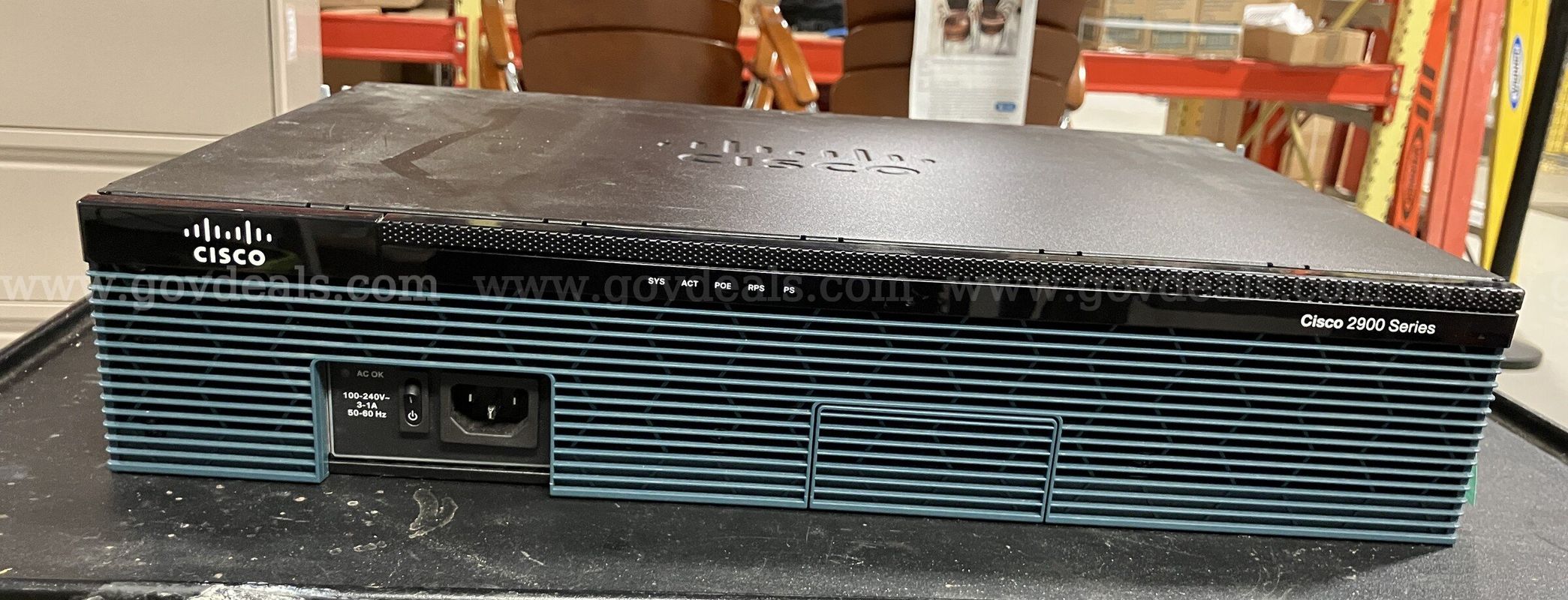 Cisco 2911 Integrated Services Router (ISR) - Network Router with Rack Ears