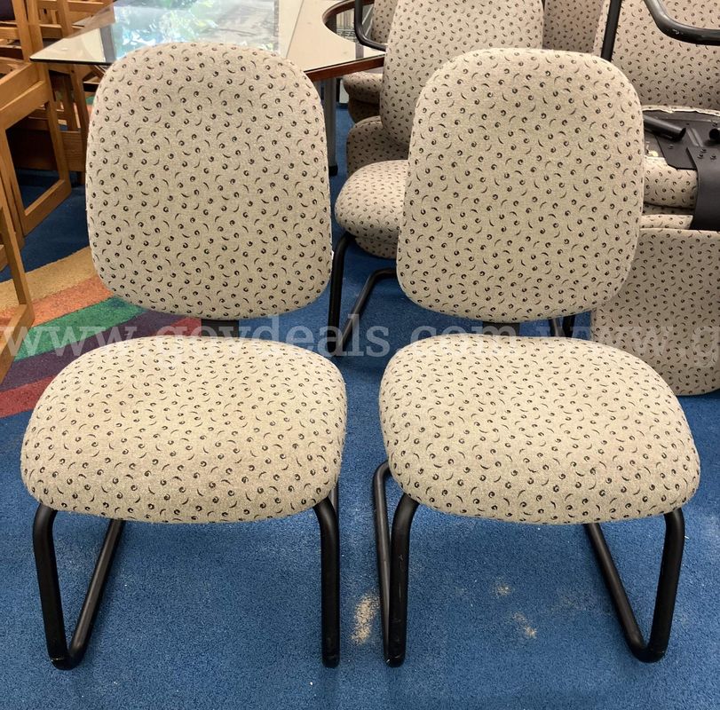 (2) SitOnIt Seating "Transit TR2" Commercial Guest / Office Chairs