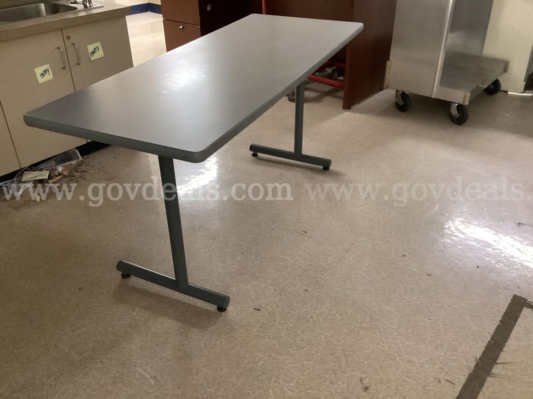 Steelcase Style Commercial Grade Workstation / Utility Table /Classroom - Grey 60x24x29