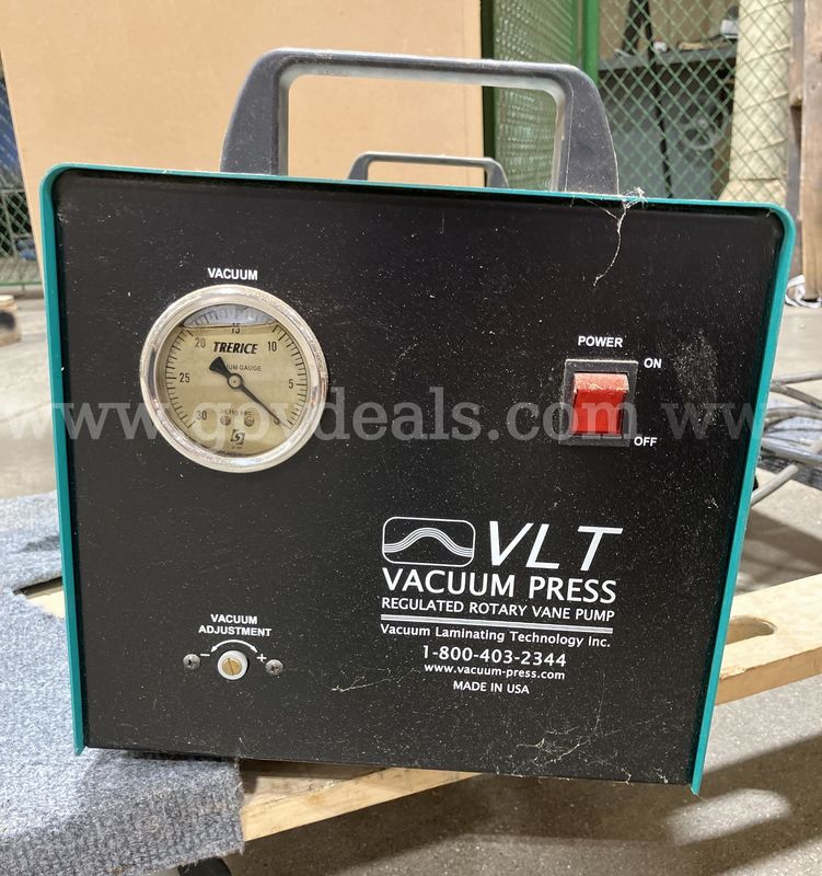VLT 100 Regulated Rotary Vane Vacuum Pump – Vacuum Press (Made in USA)