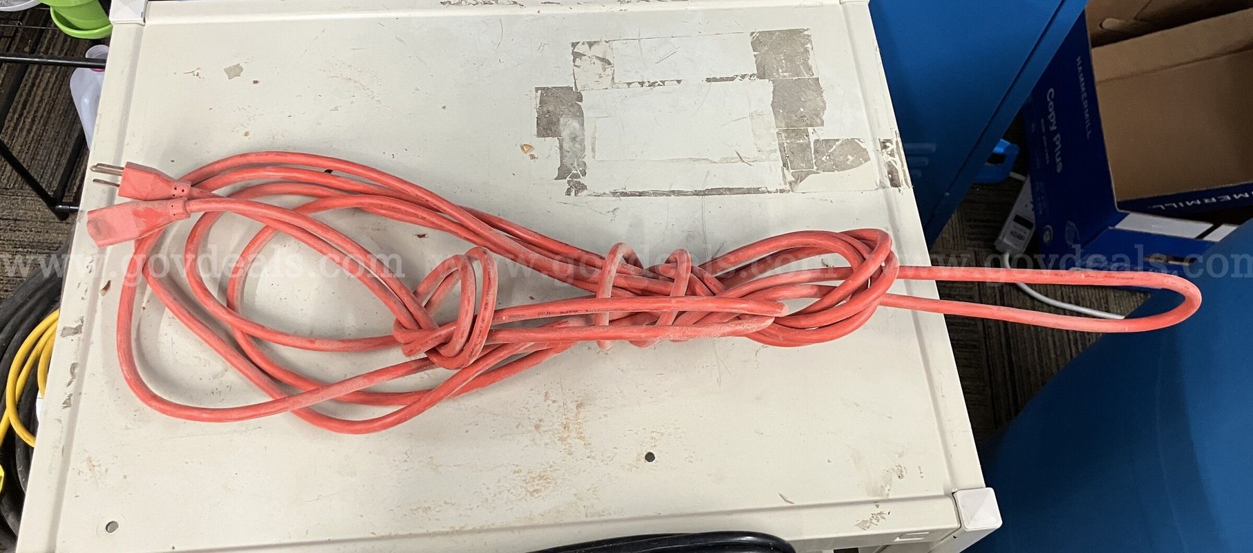 Heavy-Duty Orange Extension Cord (Used, Good Working Condition)
