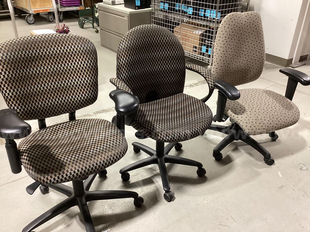 Lot of 3 Vintage 2004 Office Task Chairs – Haworth & SitOnIt
