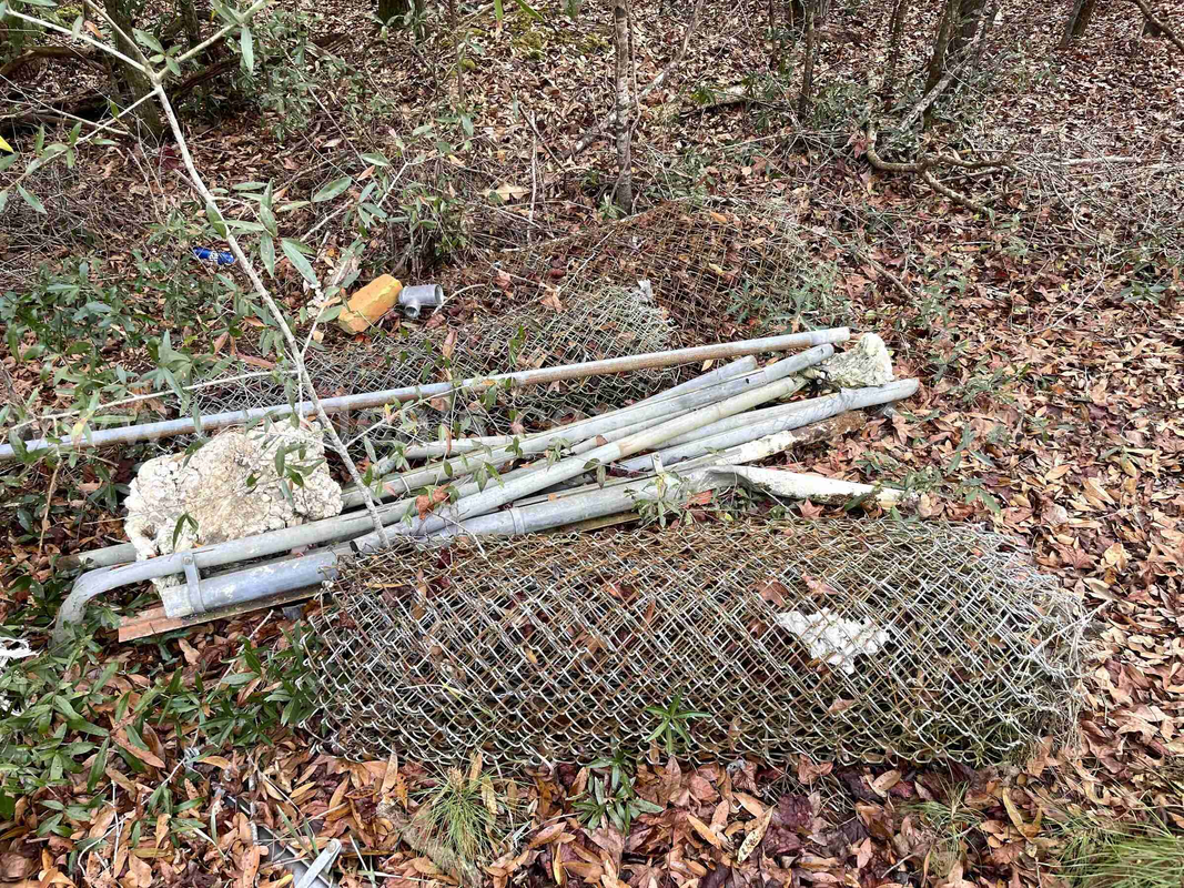 Lot of (3) Rolls of Fence and Misc. Pipes