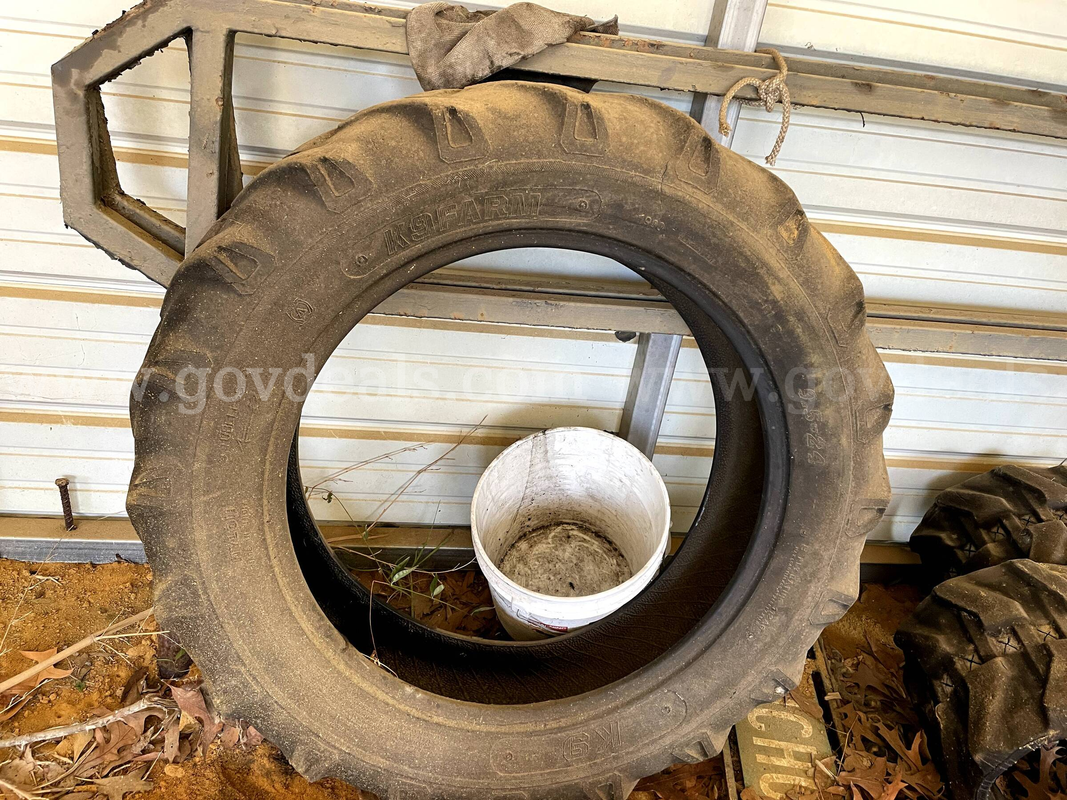 Lot of Misc. Tire and John Deere Tire Track Belt