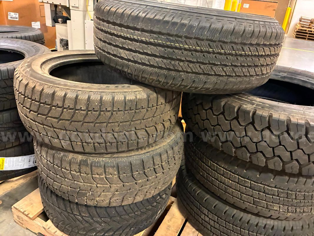 Lot of 7 Used Vehicle Tires