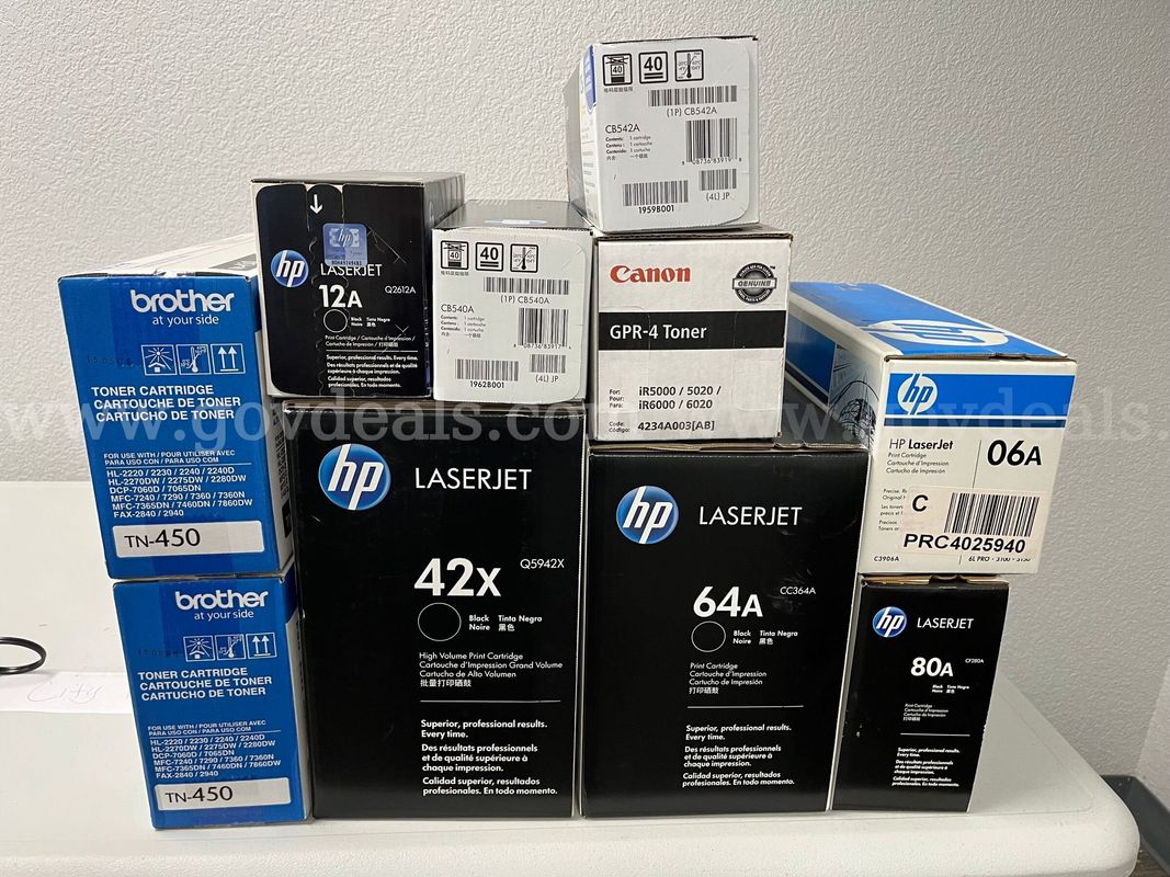 Mixed Lot of New Toner Cartridges