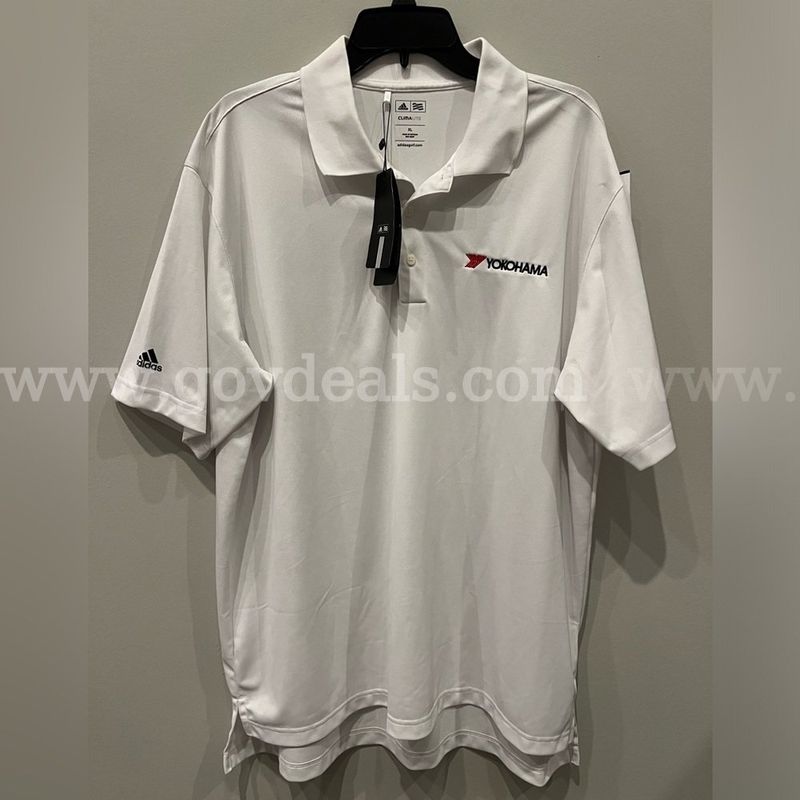 Adidas GOLF WHITE/BLACK Polo Shirt STYLE X25614 Men’s SIZE EXTRA LARGE NWT *WILL SHIP*