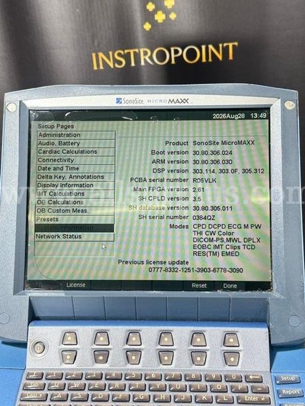 Sonosite MicroMaxx w/ 2 probes (C440)