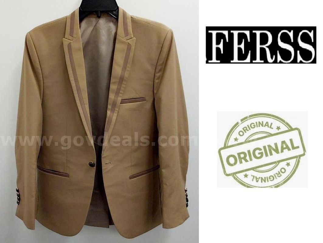 Original FERSS Men's Youth Slim Fit Blazer Jacket Coat Size 44