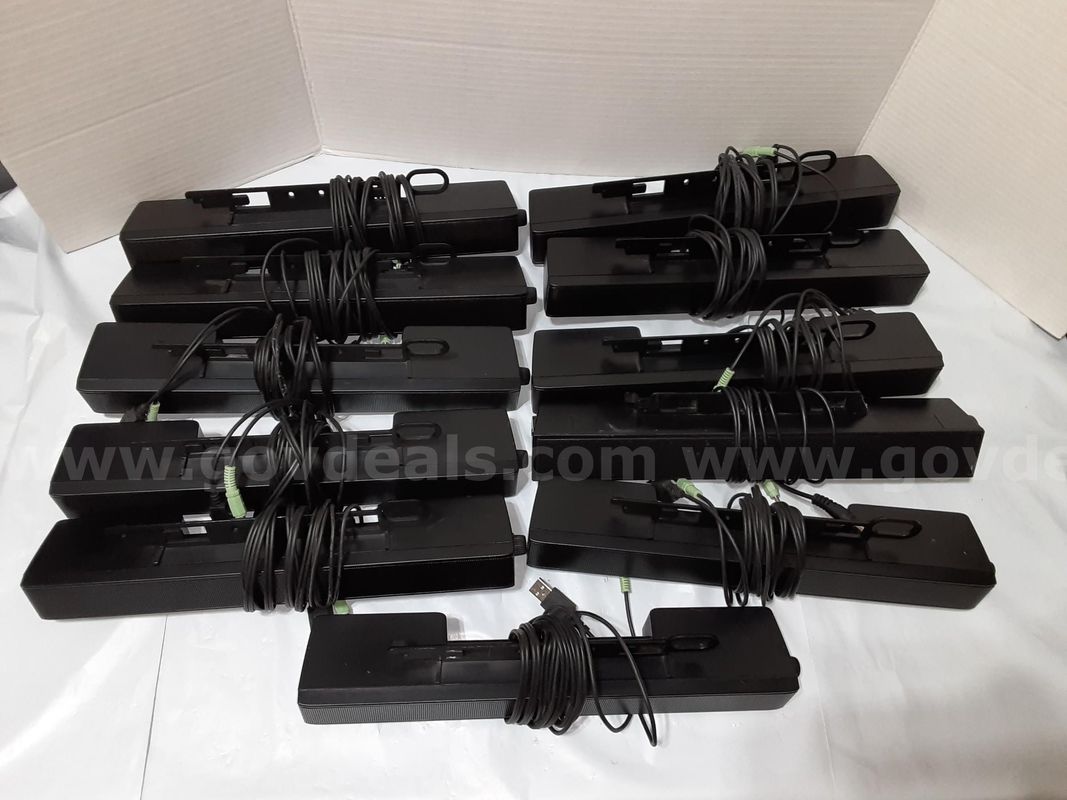 Lot of 10 - HP 531565-101 LCD-Mount Monitor Soundbar Speaker USB Wired