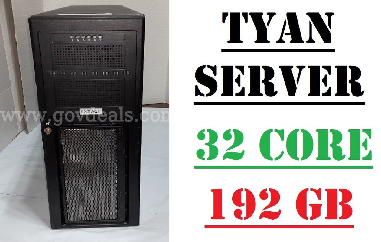 TYAN Server 4U2S 5-GPGPU Dual CPU Xeon Gold 5218 16 Core 32 Thread 192GB DDR4 Thunder HX FT48T-B7105