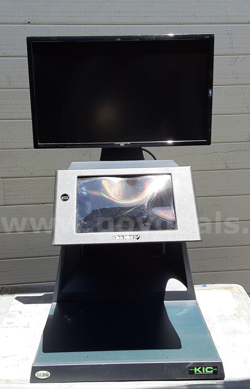 DLSG KIC Click Mini Slim Book Scanner BenQ GL2460-B LCD Monitor - DIGITAL LIBRARY SYSTEM