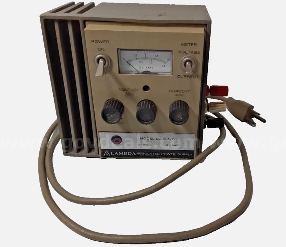 Lambda LL-901-OV 0-10 VDC Front Panel Regulated Linear Power Supply