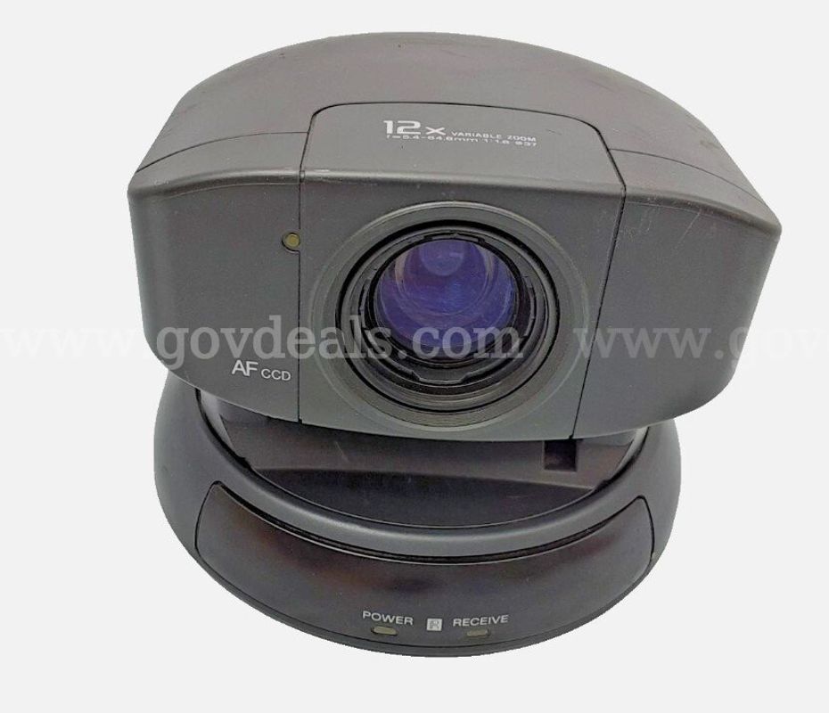 Sony EVI-D30C 12x Variable Zoom 5.4-64.8mm AF CCD PTZ Video Camera
