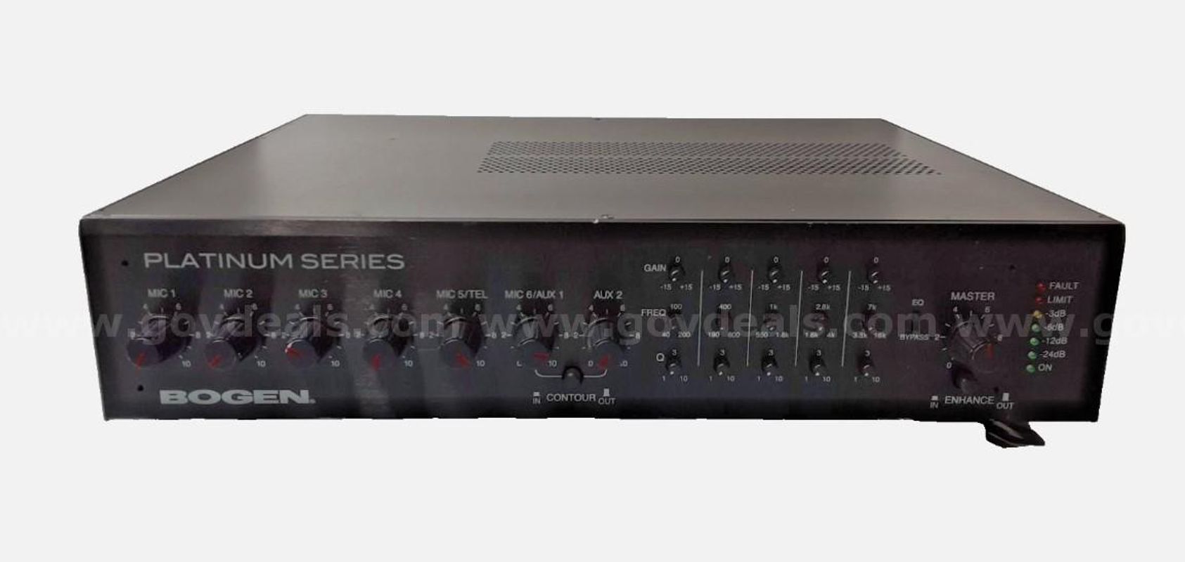 Bogen PS120 Platinum Series 1-Channel Public Address Audio Amplifier