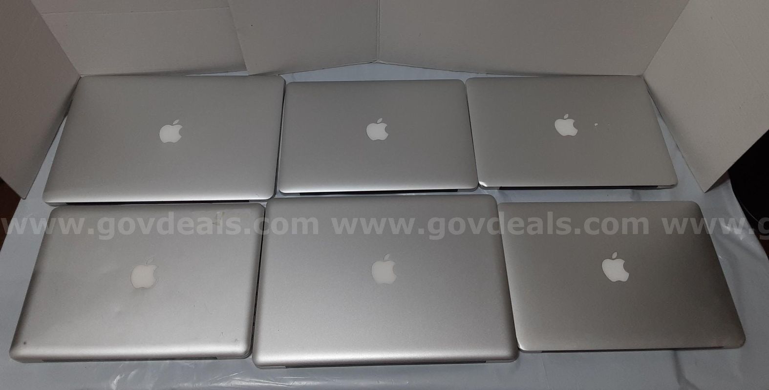 Lot of 6 - Apple MacBook Laptop Computer - Pro A1278, A1398, A1286 & Air A1466, A1369 (Untested)