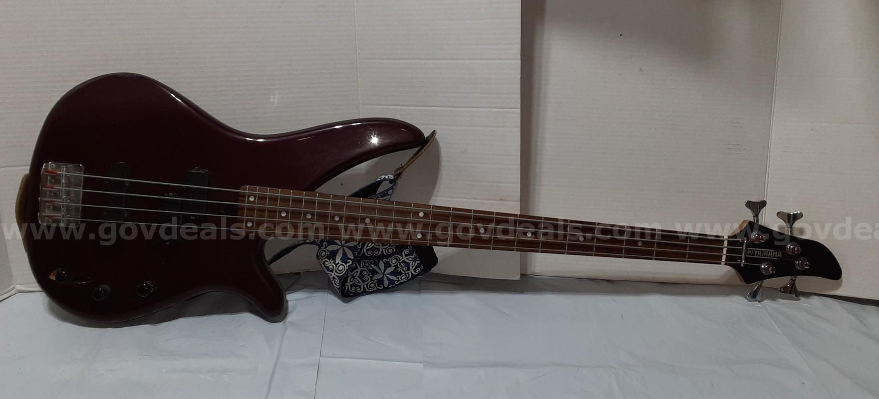 Yamaha RBX 4-String Electric Bass Guitar Metallic Red Music Rock