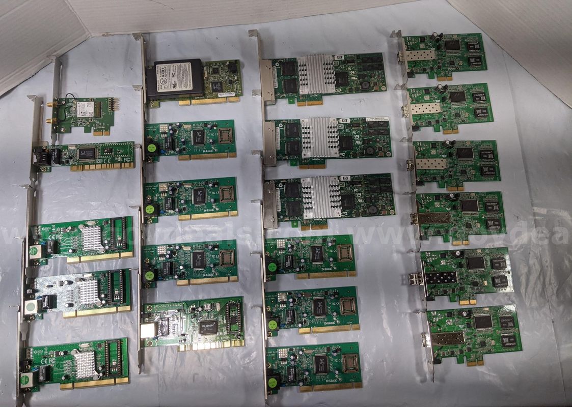 Lot of 22 - Server / PC Gigabit Ethernet Fiber Network Interface Card Adapter