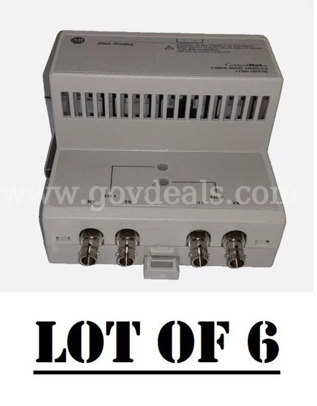 Lot of 6 - Allen-Bradley 1786-RPFRL CNet Fiber Ring Module 1786-RPFRL/B