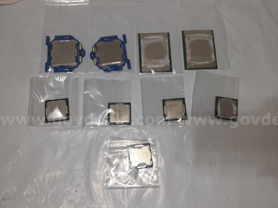 Lot of 9 - Core i5 and Xeon CPU Processor Unit for Server & Desktop PC