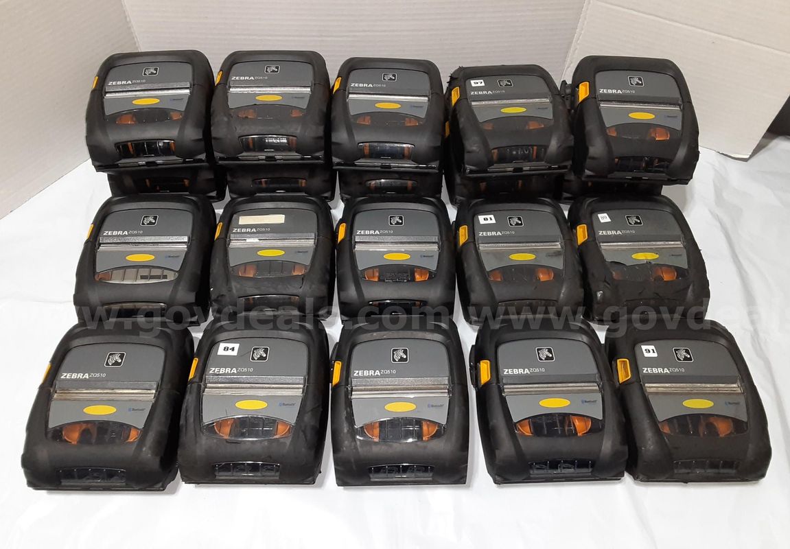 Lot of 20 - Zebra ZQ510 Compact Rugged 3-inch Mobile Thermal Printer